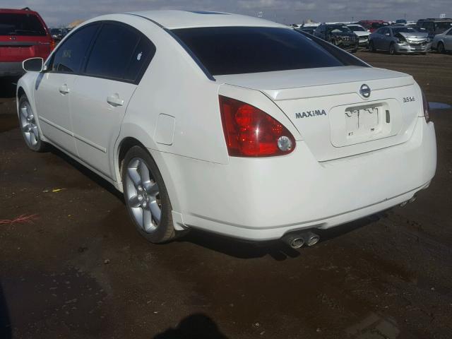 1N4BA41E84C832896 - 2004 NISSAN MAXIMA SE WHITE photo 3