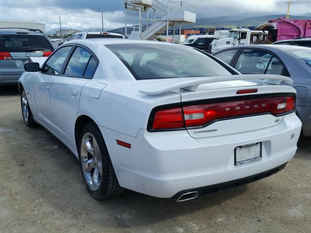 2C3CDXCT0CH107490 - 2012 DODGE CHARGER R/ WHITE photo 3