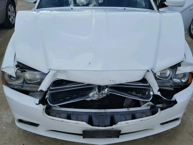 2C3CDXCT0CH107490 - 2012 DODGE CHARGER R/ WHITE photo 7