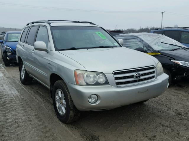 JTEHF21A330131539 - 2003 TOYOTA HIGHLANDER GRAY photo 1