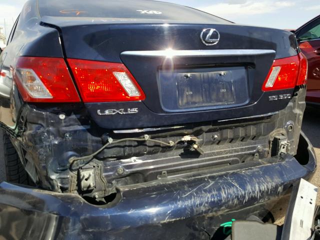 JTHBJ46G492325431 - 2009 LEXUS ES 350 BLUE photo 9