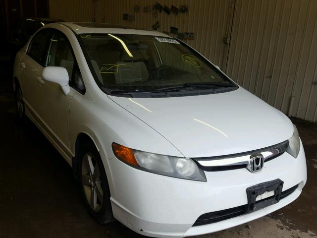 1HGFA16817L007334 - 2007 HONDA CIVIC EX WHITE photo 1