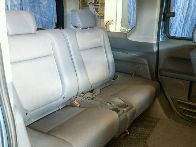 5J6YH18686L012473 - 2006 HONDA ELEMENT EX BLUE photo 6