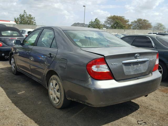 4T1BE32K83U768909 - 2003 TOYOTA CAMRY LE GRAY photo 3