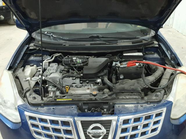 JN8AS58T98W024370 - 2008 NISSAN ROGUE S BLUE photo 7