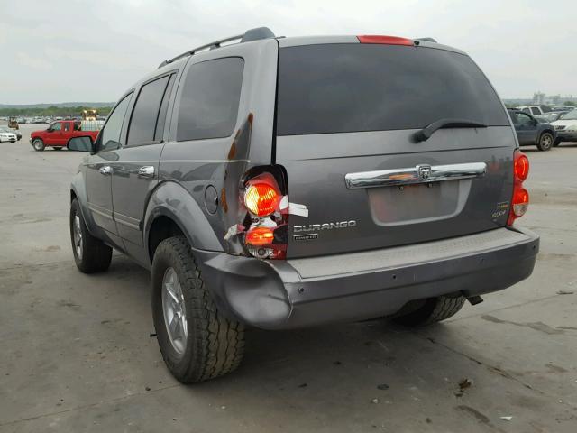 1D8HB58P27F546027 - 2007 DODGE DURANGO LI GRAY photo 3