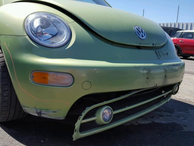 3VWCD21CX3M406016 - 2003 VOLKSWAGEN NEW BEETLE GREEN photo 9