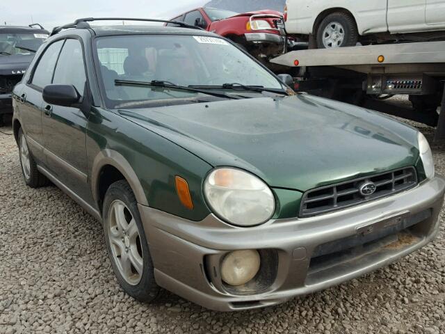 JF1GG68532G802572 - 2002 SUBARU IMPREZA OU GREEN photo 1