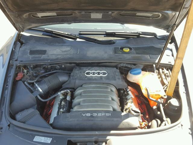 WAUAH74F78N052547 - 2008 AUDI A6 3.2 BLUE photo 7