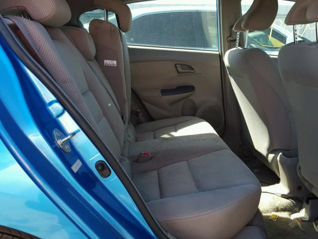 JHMZE2H50AS039793 - 2010 HONDA INSIGHT LX BLUE photo 6