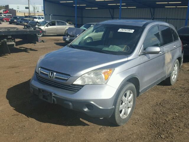 JHLRE48748C053993 - 2008 HONDA CR-V EXL SILVER photo 2