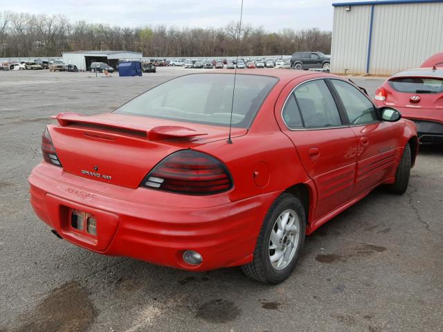 1G2NF52E82C151832 - 2002 PONTIAC GRAND AM S RED photo 4