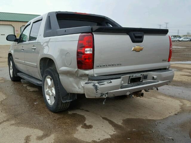 3GNEC12017G268956 - 2007 CHEVROLET AVALANCHE SILVER photo 3