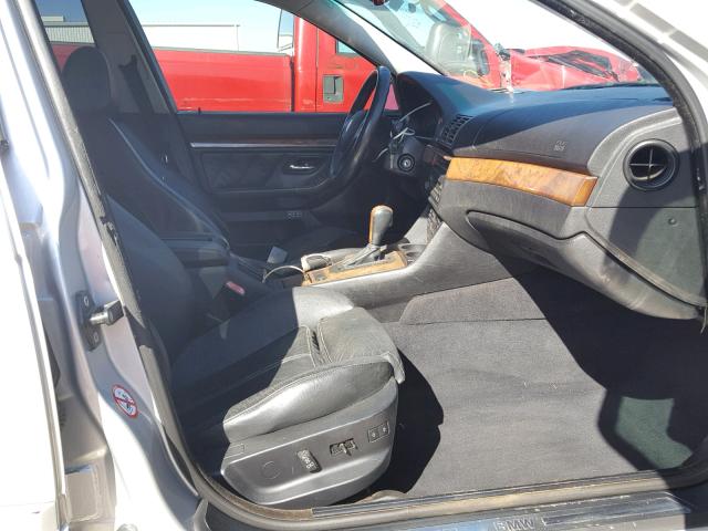 WBADN63492GN85561 - 2002 BMW 540 I AUTO SILVER photo 5