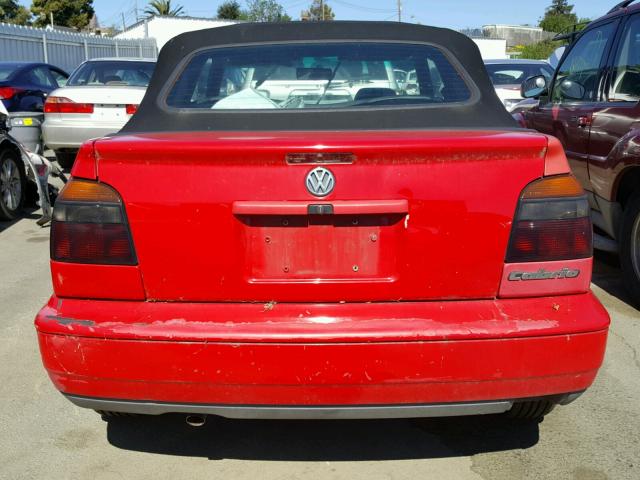 3VWBA81E2VM810245 - 1997 VOLKSWAGEN CABRIO HIG RED photo 10