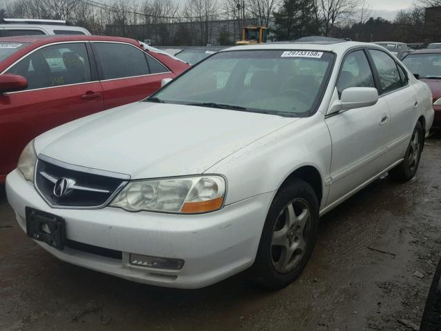 19UUA56652A025157 - 2002 ACURA 3.2TL WHITE photo 2