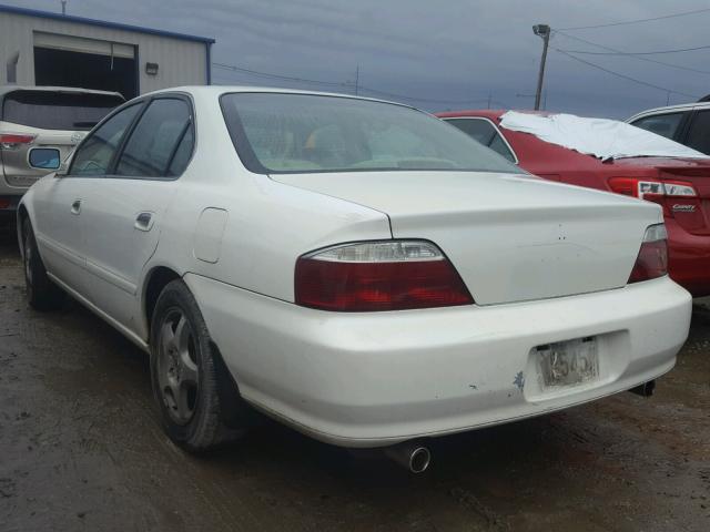 19UUA56652A025157 - 2002 ACURA 3.2TL WHITE photo 3