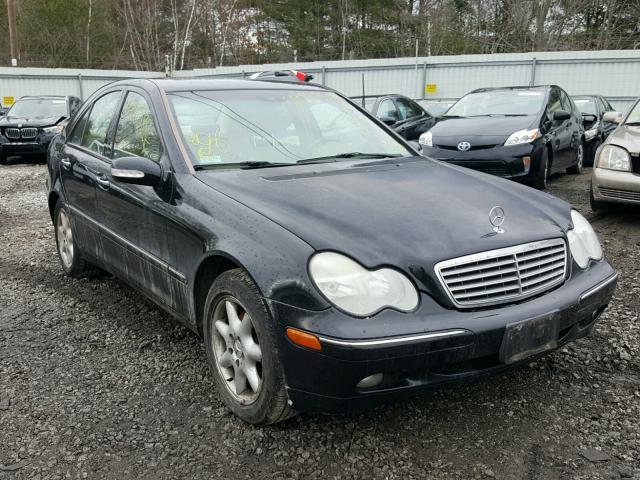 WDBRF81J13F405165 - 2003 MERCEDES-BENZ C 240 4MAT BLACK photo 1