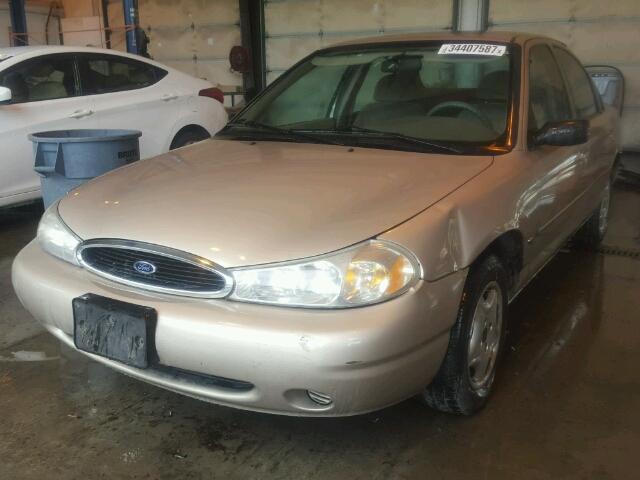 1FALP6539WK176059 - 1998 FORD CONTOUR BA TAN photo 2