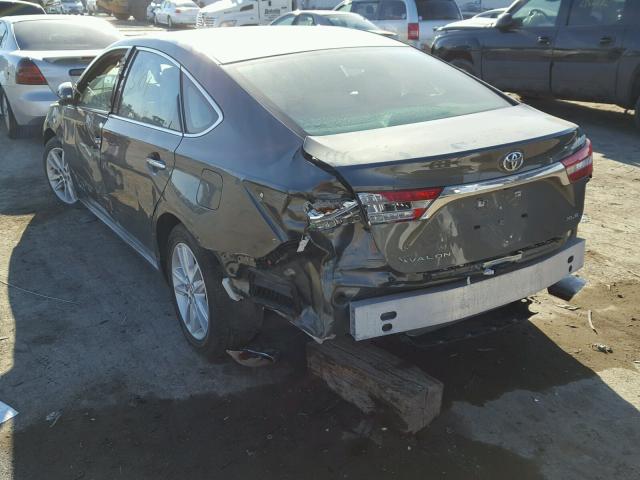 4T1BK1EBXEU085217 - 2014 TOYOTA AVALON BAS GRAY photo 3