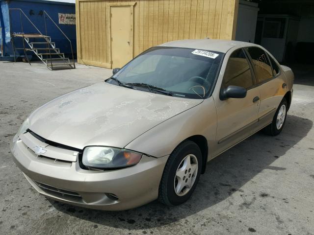 1G1JC52F937125609 - 2003 CHEVROLET CAVALIER BLACK photo 2