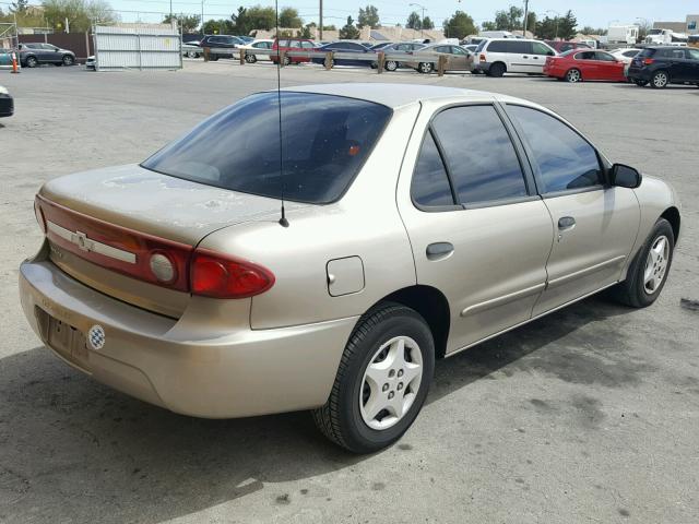 1G1JC52F937125609 - 2003 CHEVROLET CAVALIER BLACK photo 4