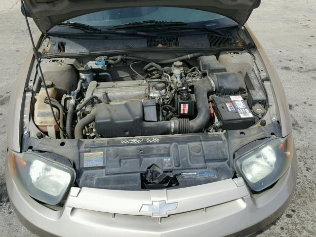 1G1JC52F937125609 - 2003 CHEVROLET CAVALIER BLACK photo 7