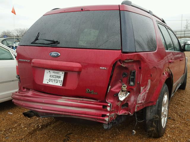 1FMZK02115GA57874 - 2005 FORD FREESTYLE RED photo 9