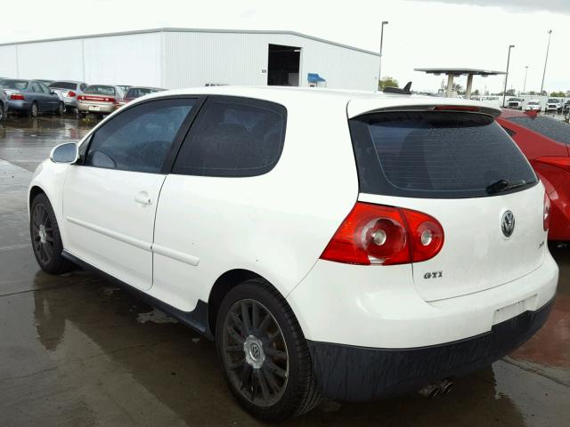 WVWEV71K06W112934 - 2006 VOLKSWAGEN NEW GTI WHITE photo 3