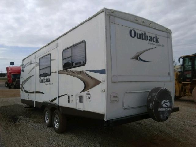4YDT25026AB452933 - 2010 KEYSTONE OUTBACK WHITE photo 3