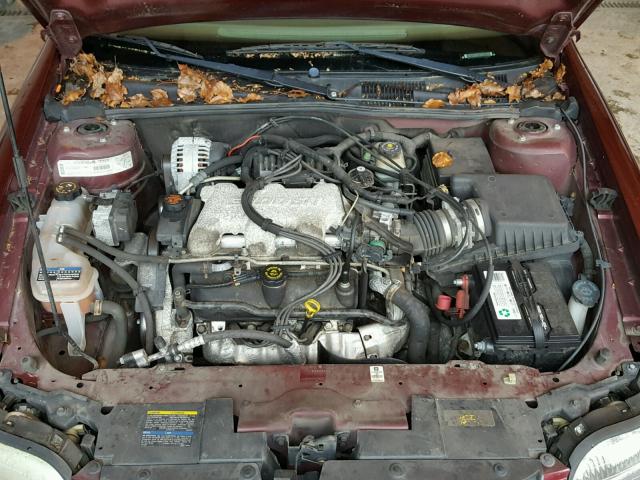 1G1NE52JX16158332 - 2001 CHEVROLET MALIBU LS 栗色 照片 7