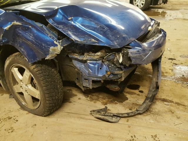 1G1AL15F267600798 - 2006 CHEVROLET COBALT LT BLUE photo 9