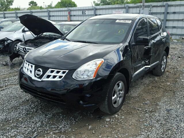 JN8AS5MT7DW507856 - 2013 NISSAN ROGUE S BLACK photo 2