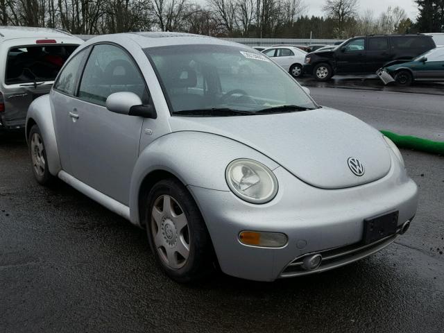 3VWCK21C81M458750 - 2001 VOLKSWAGEN NEW BEETLE SILVER photo 1