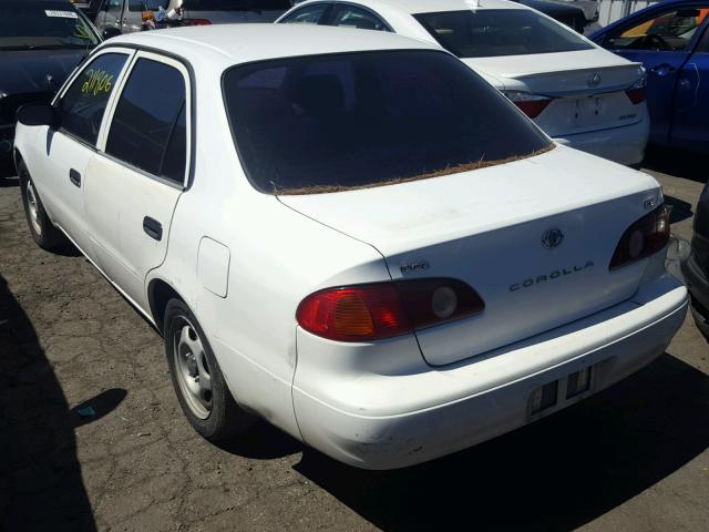 1NXBR12E41Z542866 - 2001 TOYOTA COROLLA CE WHITE photo 3