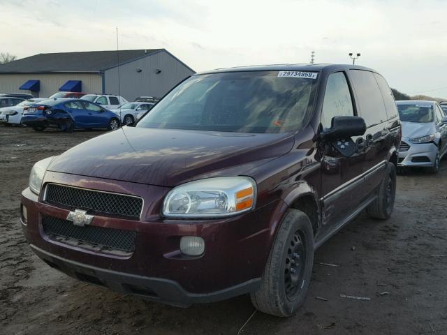1GNDU23168D100847 - 2008 CHEVROLET UPLANDER L 勃艮第红 照片 2
