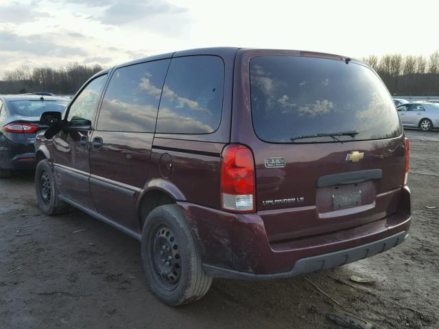 1GNDU23168D100847 - 2008 CHEVROLET UPLANDER L 勃艮第红 照片 3