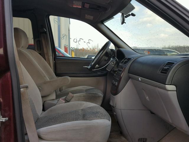 1GNDU23168D100847 - 2008 CHEVROLET UPLANDER L 勃艮第红 照片 5