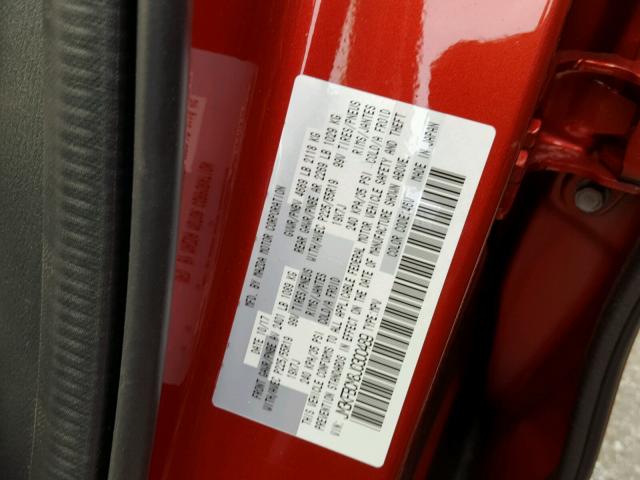 JM3KFBCM8J0300489 - 2018 MAZDA CX-5 TOURI RED photo 10