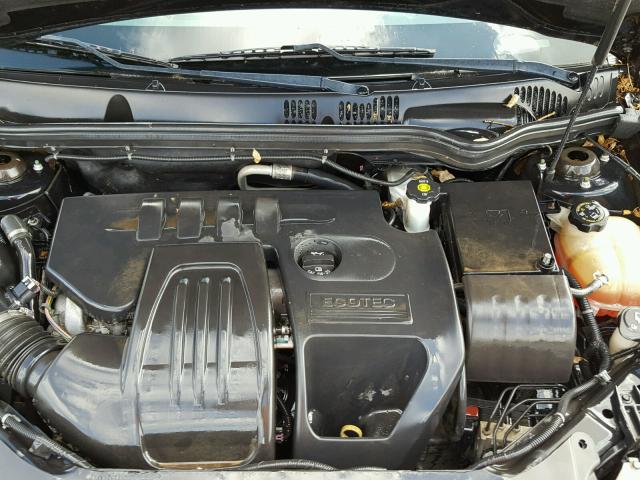 1G1AT58H297188715 - 2009 CHEVROLET COBALT LT BLACK photo 7