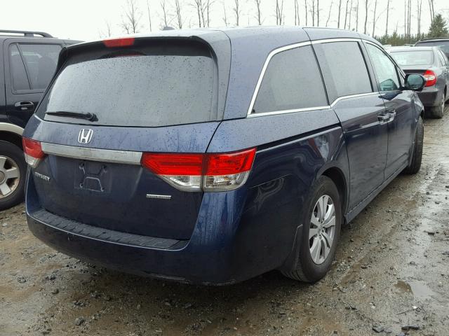 5FNRL5H31GB109900 - 2016 HONDA ODYSSEY SE BLUE photo 4