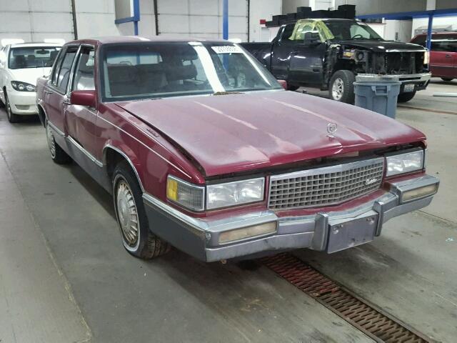 1G6CD5339L4231354 - 1990 CADILLAC DEVILLE MAROON photo 1