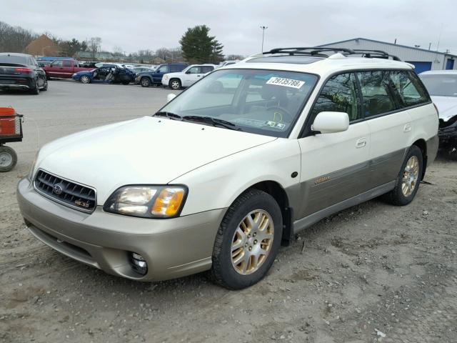 4S3BH806937609961 - 2003 SUBARU LEGACY OUT CREAM photo 2