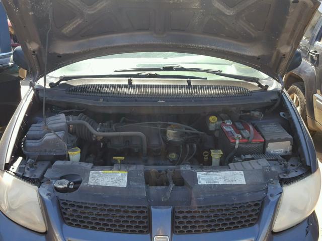 1B4GP243X2B732280 - 2002 DODGE GRAND CARA BLUE photo 7