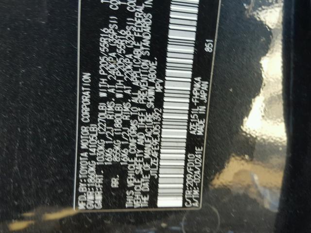 JTLZE4FE9EJ051392 - 2014 TOYOTA SCION XB BLACK photo 10