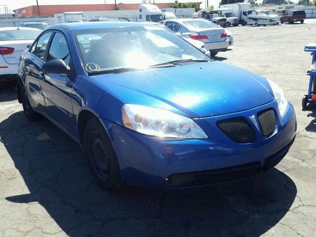 1G2ZF58B374179683 - 2007 PONTIAC G6 VALUE L BLUE photo 1