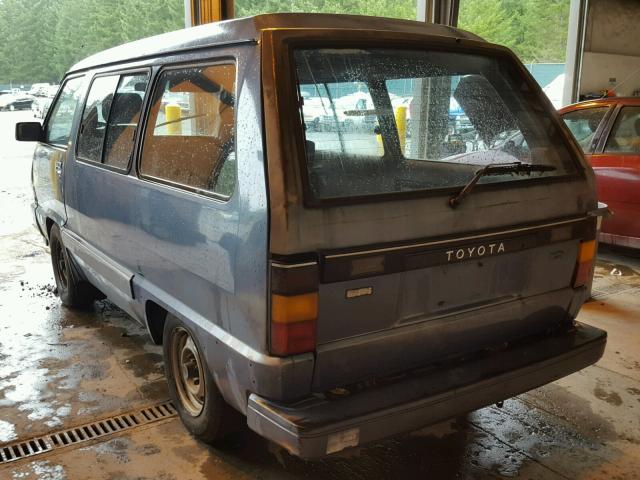 JT3YR26W3G5015447 - 1986 TOYOTA VAN WAGON BLUE photo 3