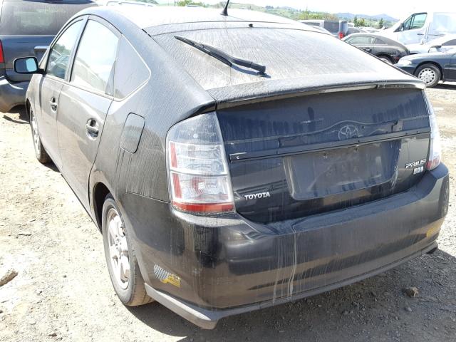 JTDKB20U653086650 - 2005 TOYOTA PRIUS BLACK photo 3