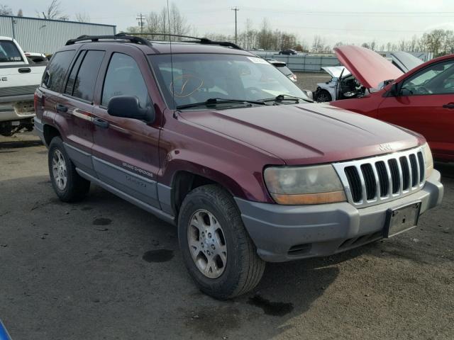 1J4GW58S4XC519362 - 1999 JEEP GRAND CHER RED photo 1