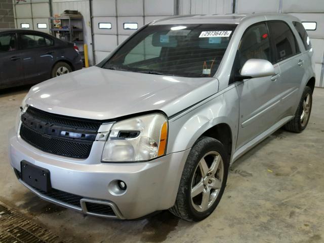 2CNDL037396252195 - 2009 CHEVROLET EQUINOX SP SILVER photo 2